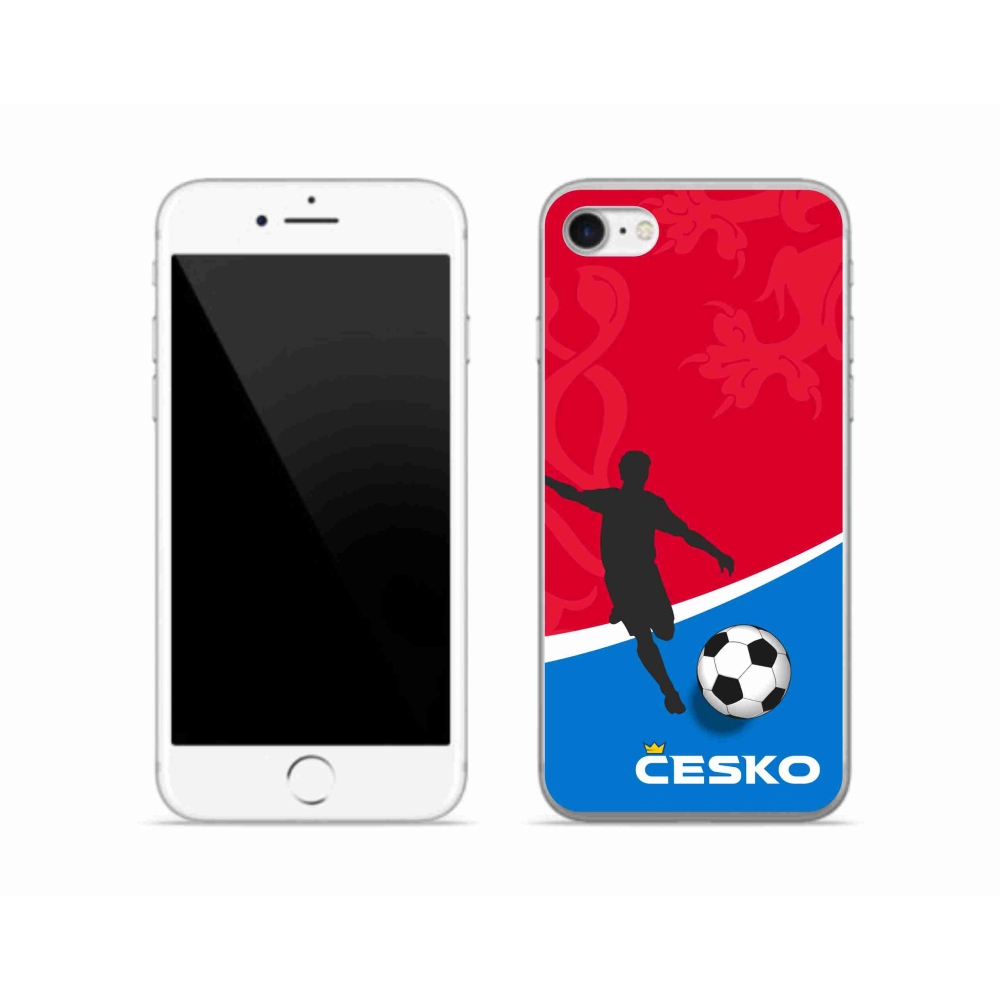 Gél borítás mmCase iPhone SE (2022) - futball Csehország