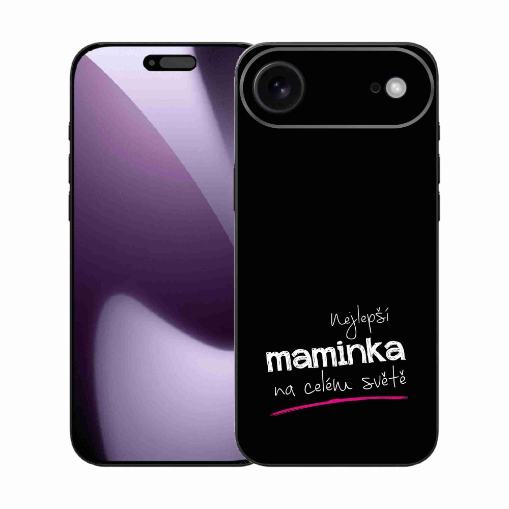 Gél borítás mmCase iPhone 17 Air készülékhez - legjobb anya 4 fekete háttér