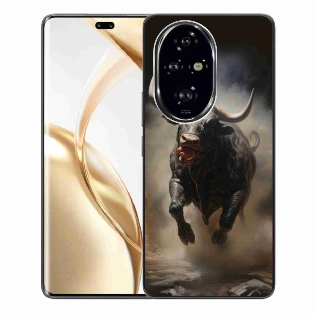 Zselés borítás mmCase a Honor 200 Pro 5G készülékhez - dühös bika