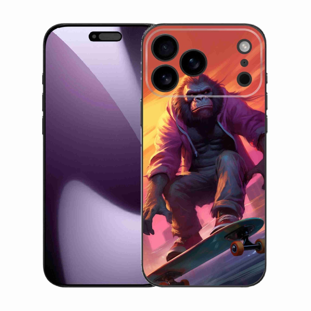 Zselés borítás mmCase iPhone 17 Pro Max készülékhez - gorilla gördeszkán