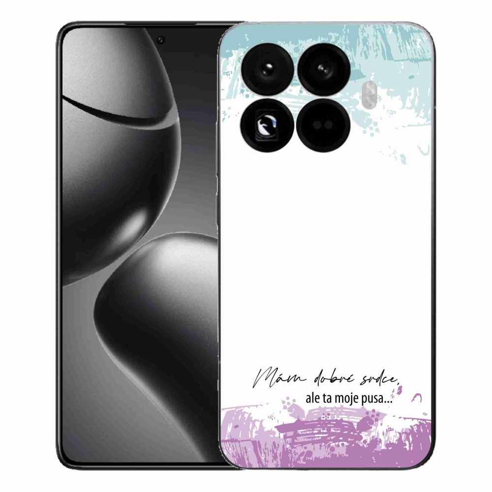 Gél borító mmCase a Xiaomi 15T Pro számára - vicces szöveg 3 fehér háttérrel