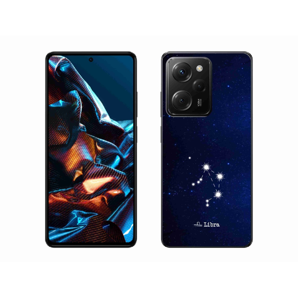 Gél borítás mmCase a Xiaomi Poco X5 Pro 5G számára - csillagkép Libra