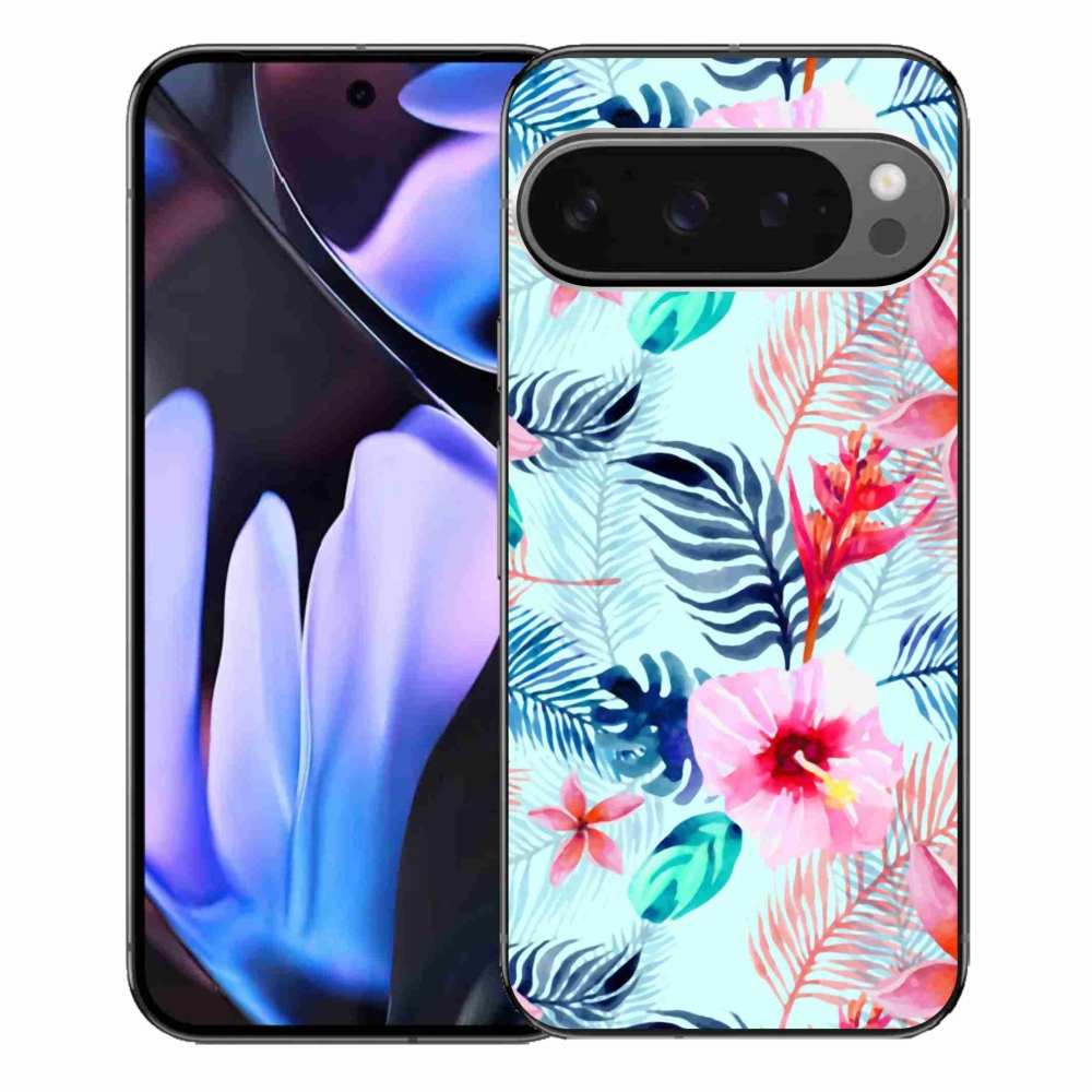 Zselés borítás mmCase a Google Pixel 9 Pro XL-hez - virágok