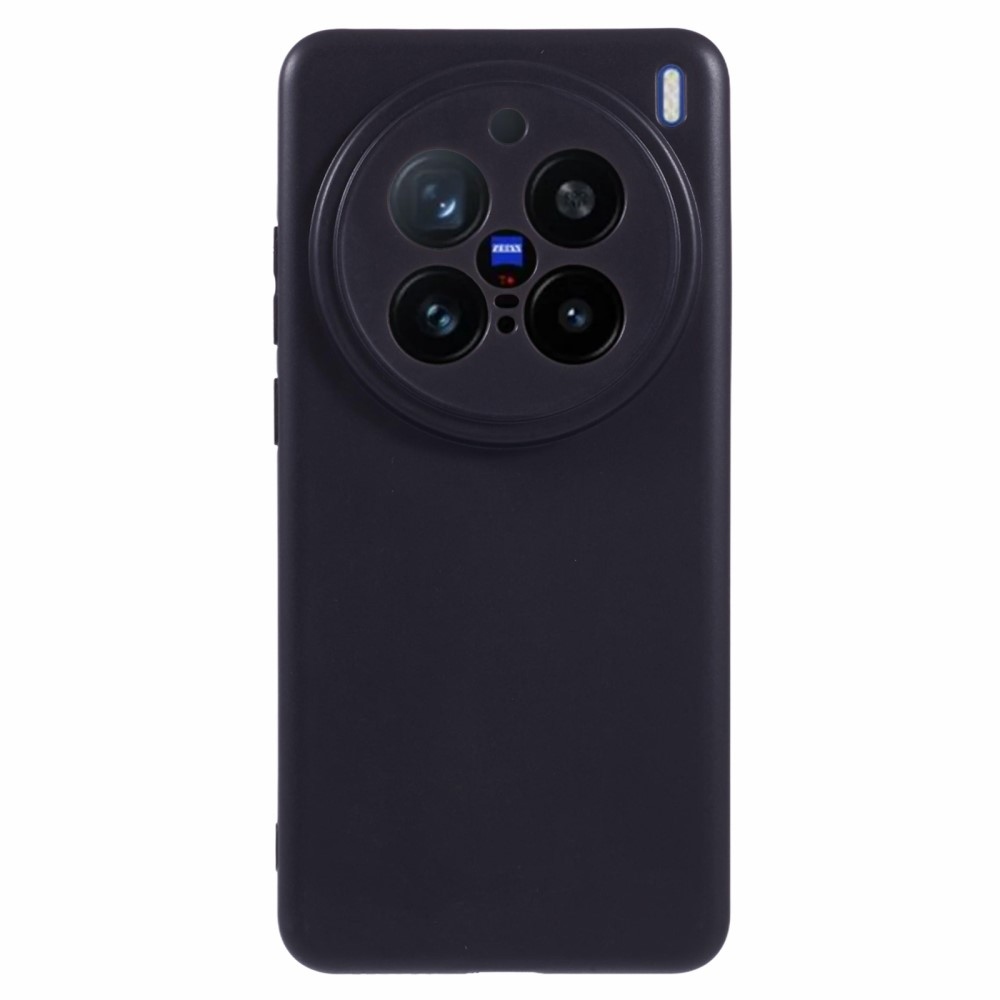 Fényes zselés tok a Vivo X200 Pro 5G készülékhez - fekete