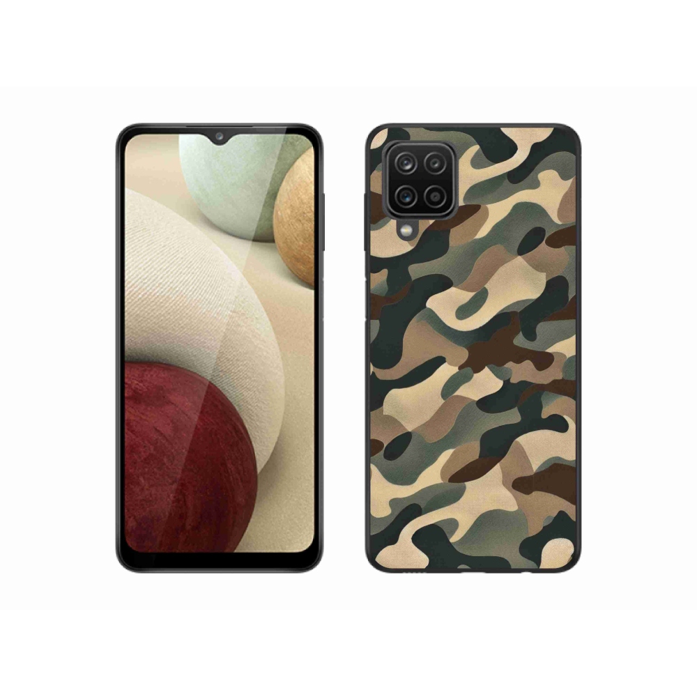 Zselés borítás mmCase Samsung Galaxy M12 készülékhez - terepszínű minta 11