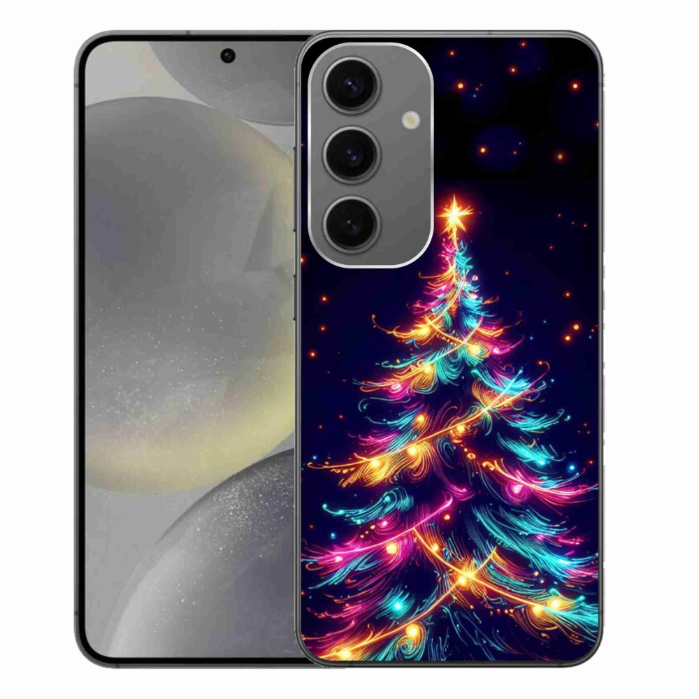 Gél borítás mmCase Samsung Galaxy S24+ - neon karácsonyfa