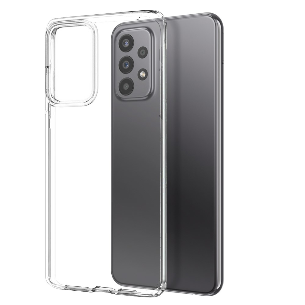 NORTHJO átlátszó zselés tok + edzett üveg Samsung Galaxy A23 4G/5G - átlátszó