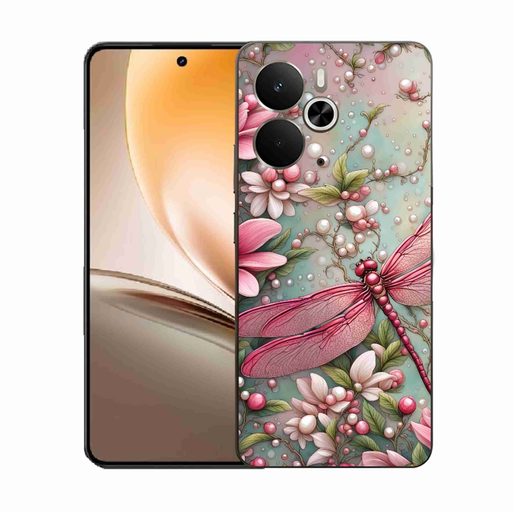 Gél borítás mmCase a Realme 14 5G készülékhez - szitakötő