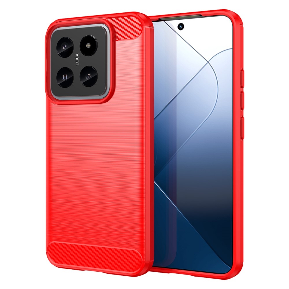 Szénálló zselés tok Xiaomi 14 - piros