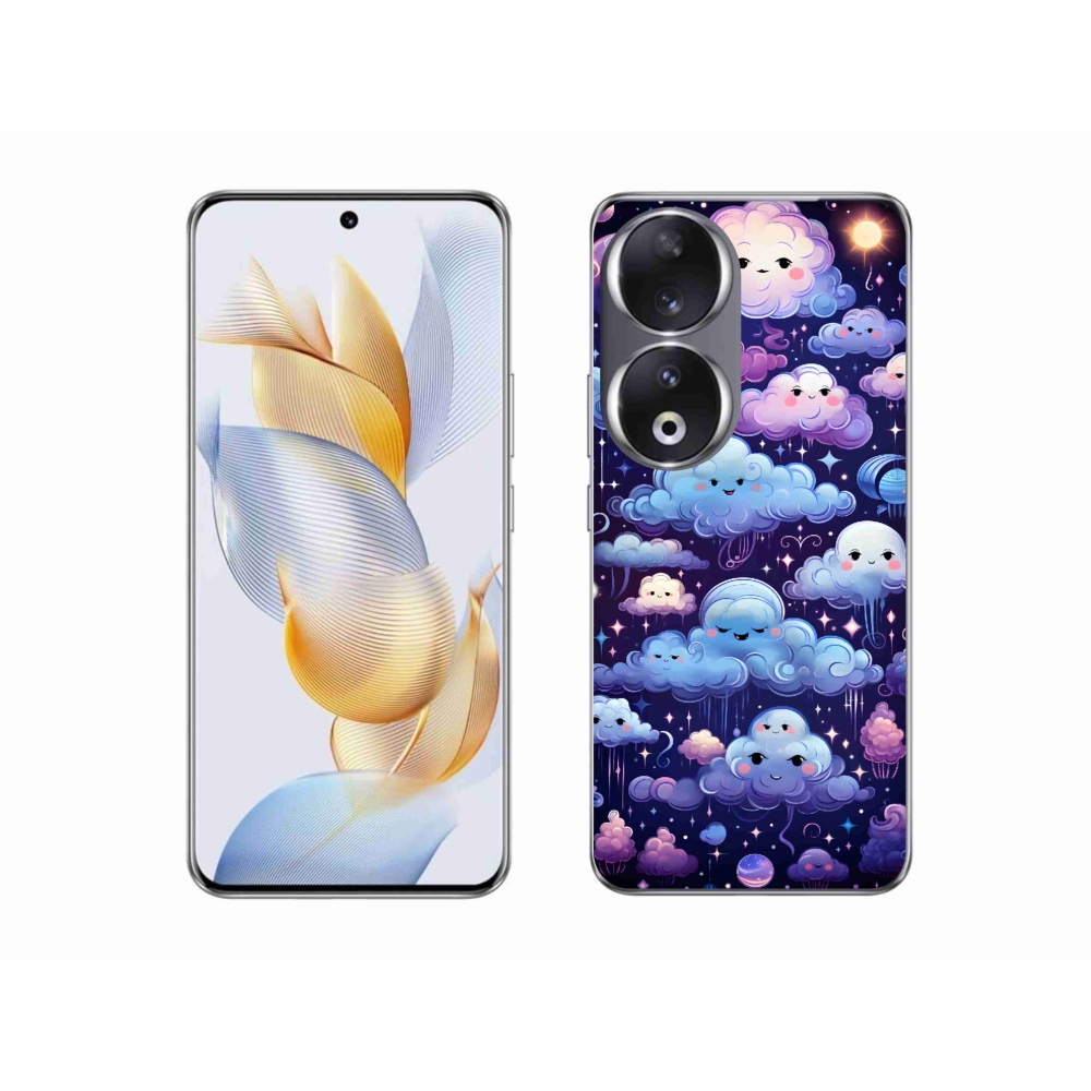 Zselés borító mmCase a Honor 90-hez - felhők