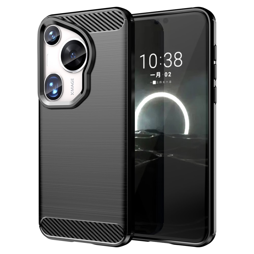 Szénálló zselés tok a Huawei Pura 70 Ultra készülékhez - fekete
