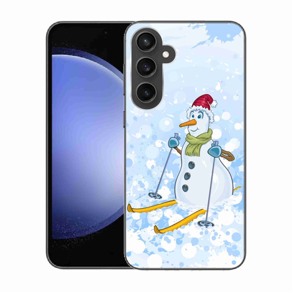 Gél borítás mmCase Samsung Galaxy S23 FE készülékhez - hóember