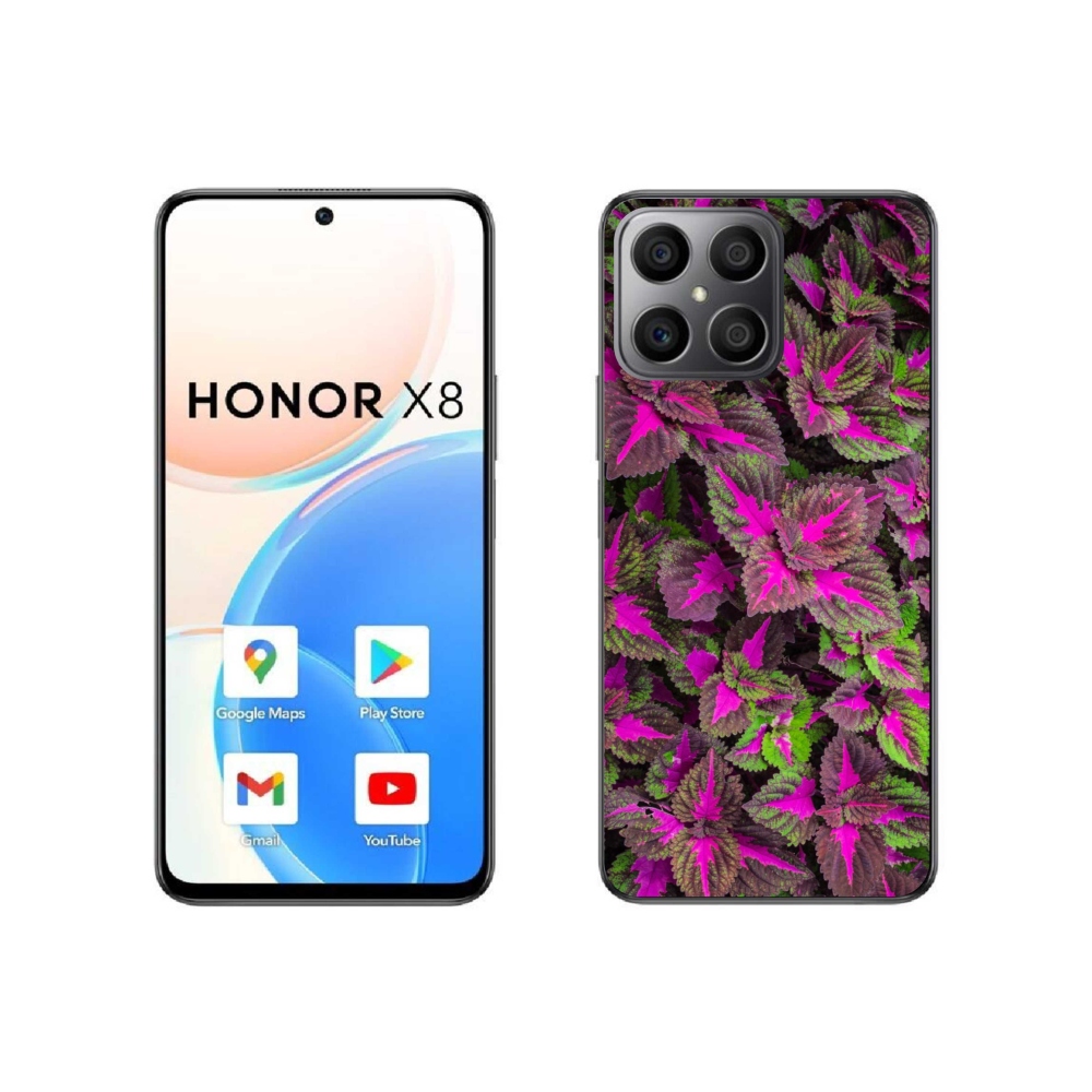 Gél borító mmCase a Honor X8 4G-hez - virág 10