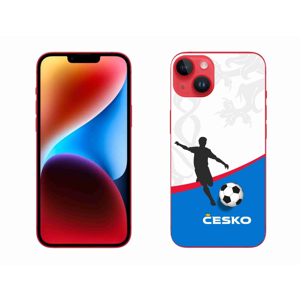 Gél borítás mmCase iPhone 14 Plus készülékhez - futball Csehország 1