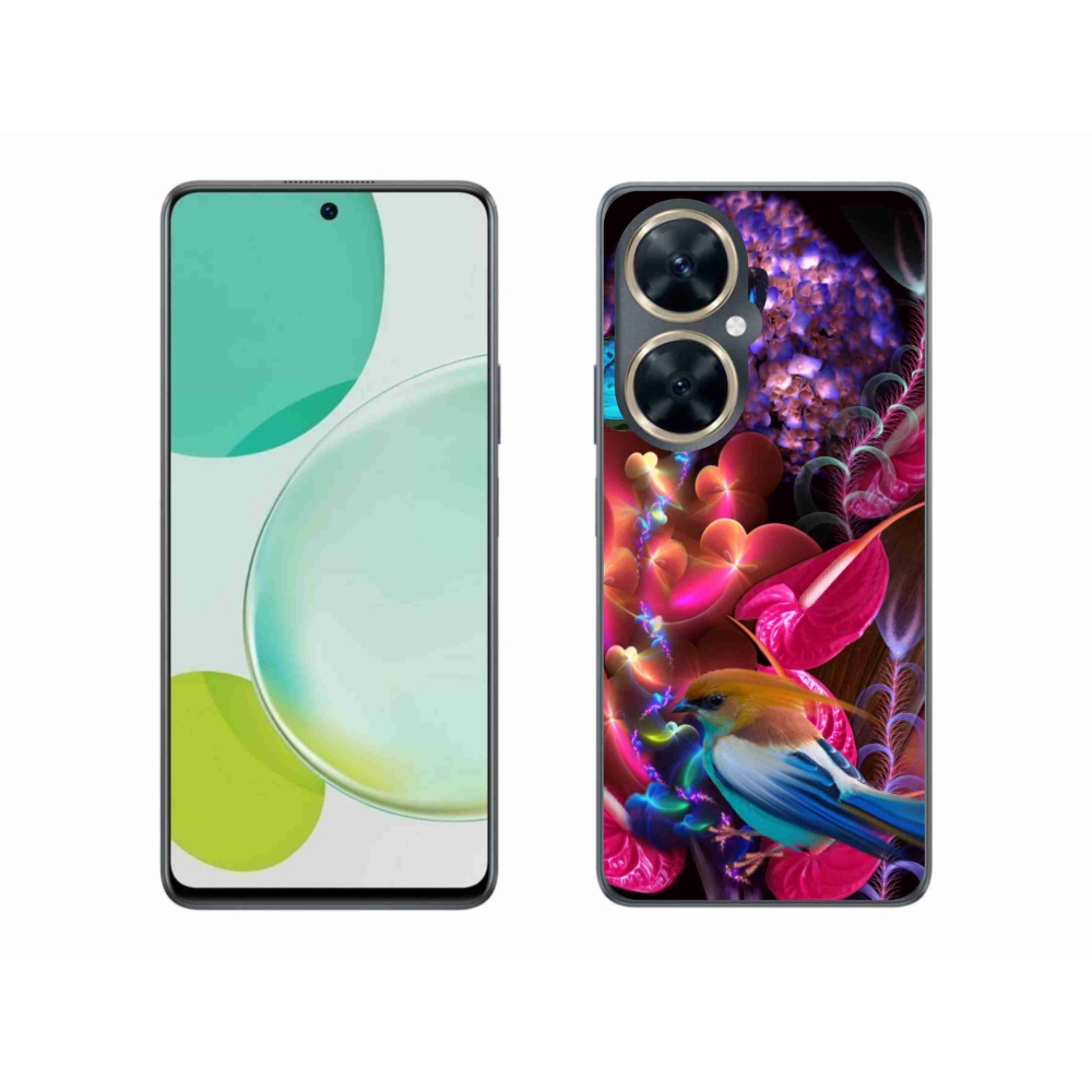 Gél borító mmCase a Huawei Nova 11i készülékhez - színes virágok