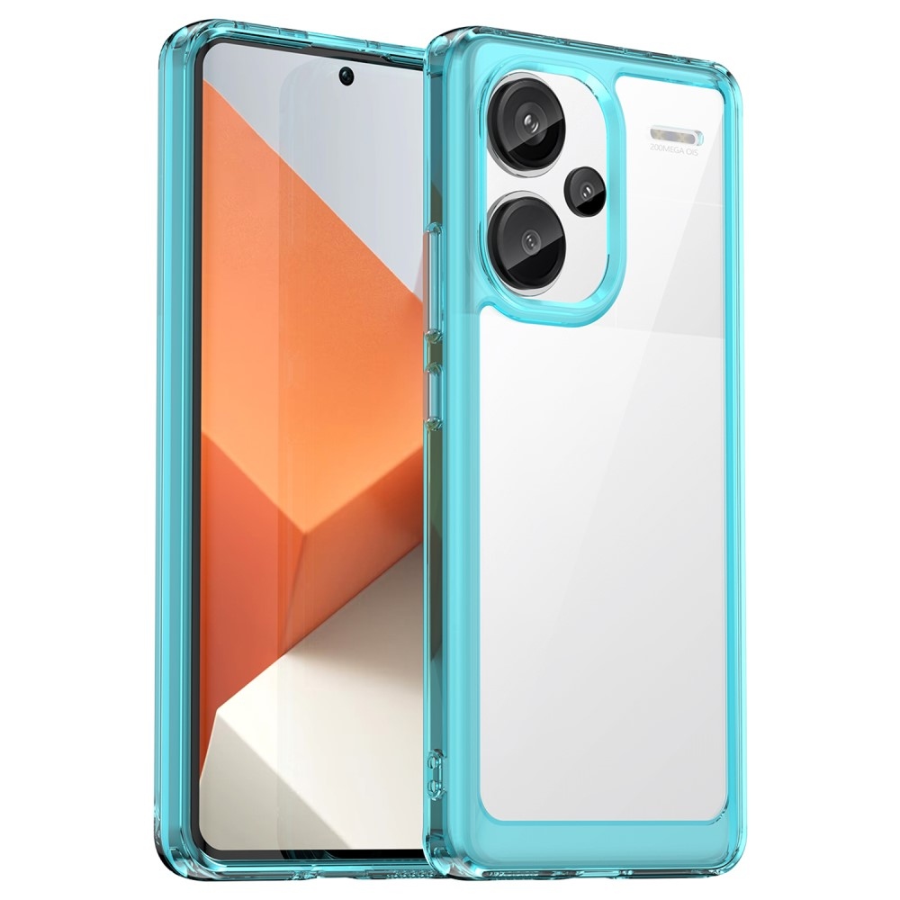 Gél tok fix hátlappal Xiaomi Redmi Note 13 Pro+ 5G - világoskék színű