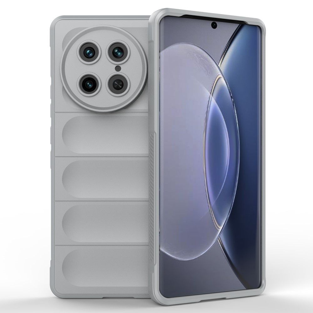 Rugg tartós gél tok a Vivo X90 Pro készülékhez - világosszürke