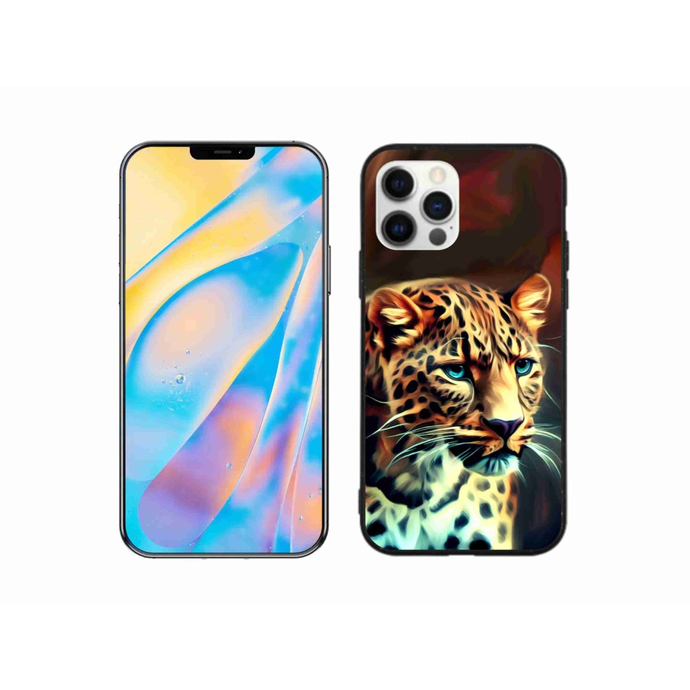 Zselés borítás mmCase iPhone 12 készülékhez - leopárd