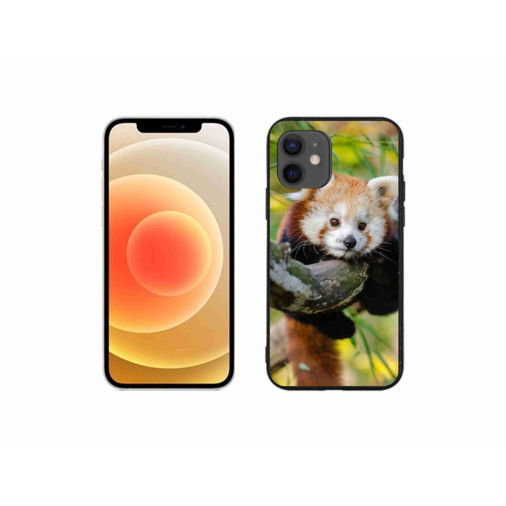 Zselés borítás mmCase iPhone 12 mini készülékhez - pandavörös