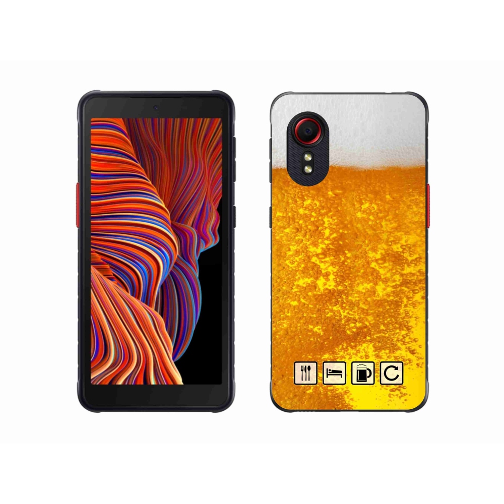 Gél borítás mmCase Samsung Galaxy Xcover 5 - sör motívum 3