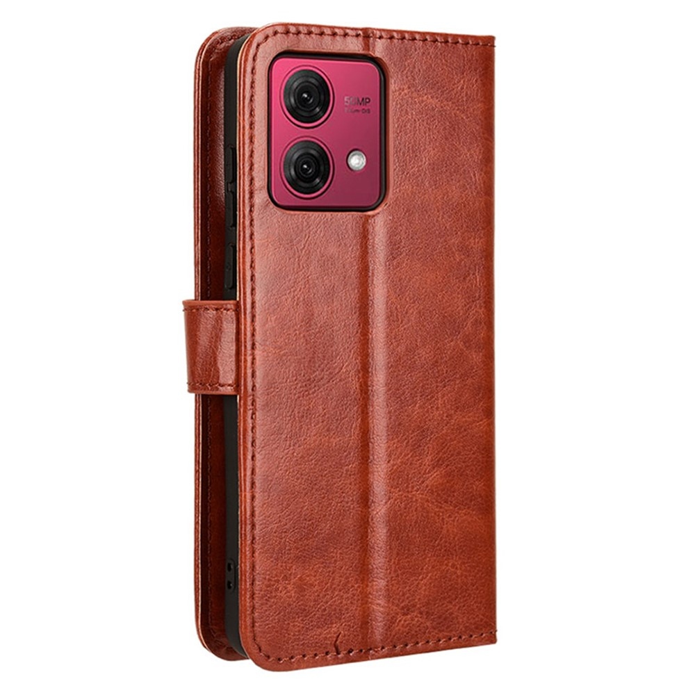 Őrült könyves tok Motorola Moto G84 5G - barna