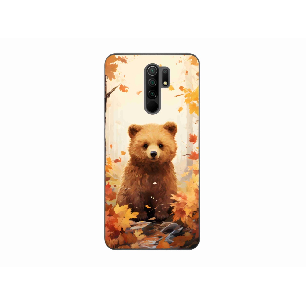 Gél borítás mmCase a Xiaomi Redmi 9-hez - medve az erdőben