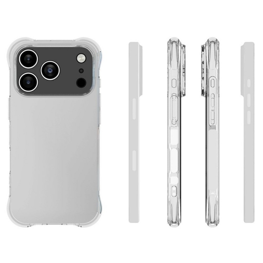 Átlátszó zselés tok iPhone 17 Pro készülékhez - átlátszó