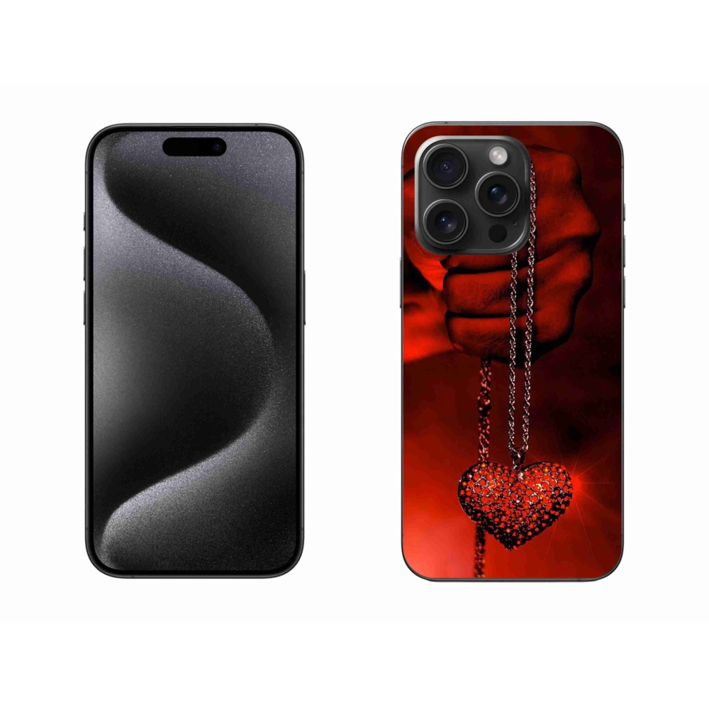 Zselés borítás mmCase iPhone 15 Pro Max készülékhez - nyaklánc