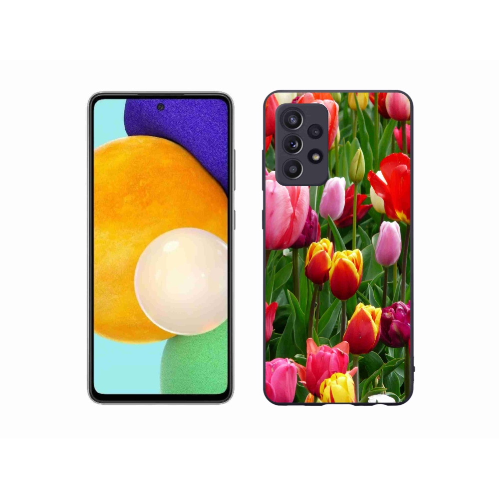 Zselés borítás mmCase Samsung Galaxy A52s 5G - tulipánok
