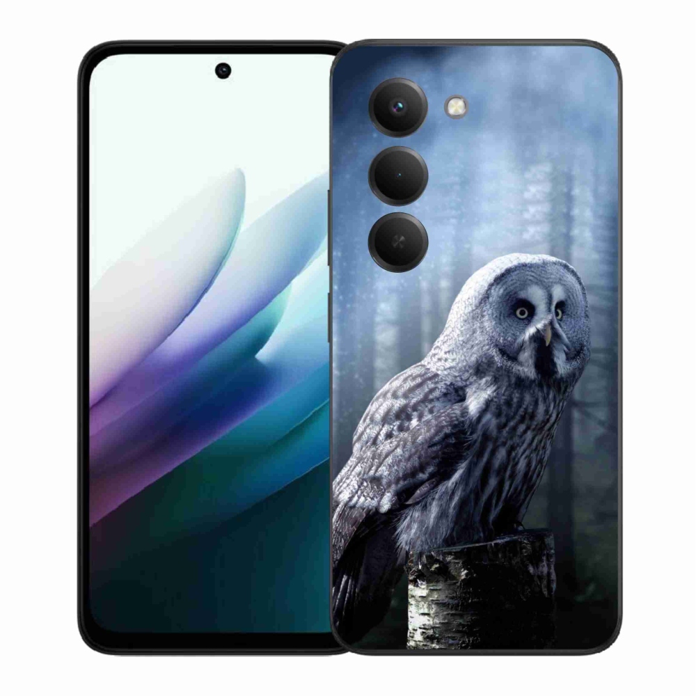 Zselés borítás mmCase a Xiaomi Redmi 15 4G/5G (171mm) - bagoly