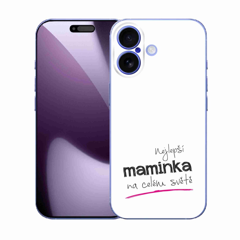 Gél borító mmCase iPhone 17 - legjobb anya 4 fehér háttérrel