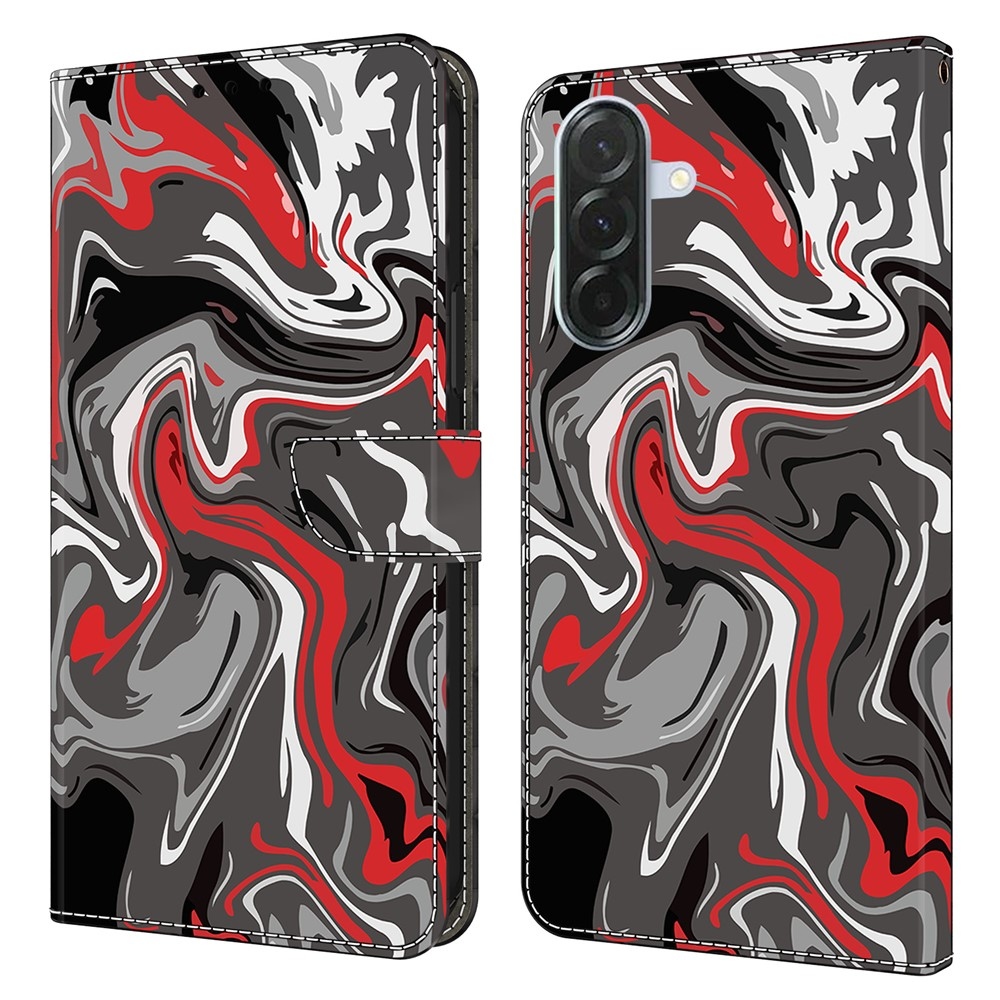 Divatos könyv tok Samsung Galaxy A16 4G/5G - absztrakció