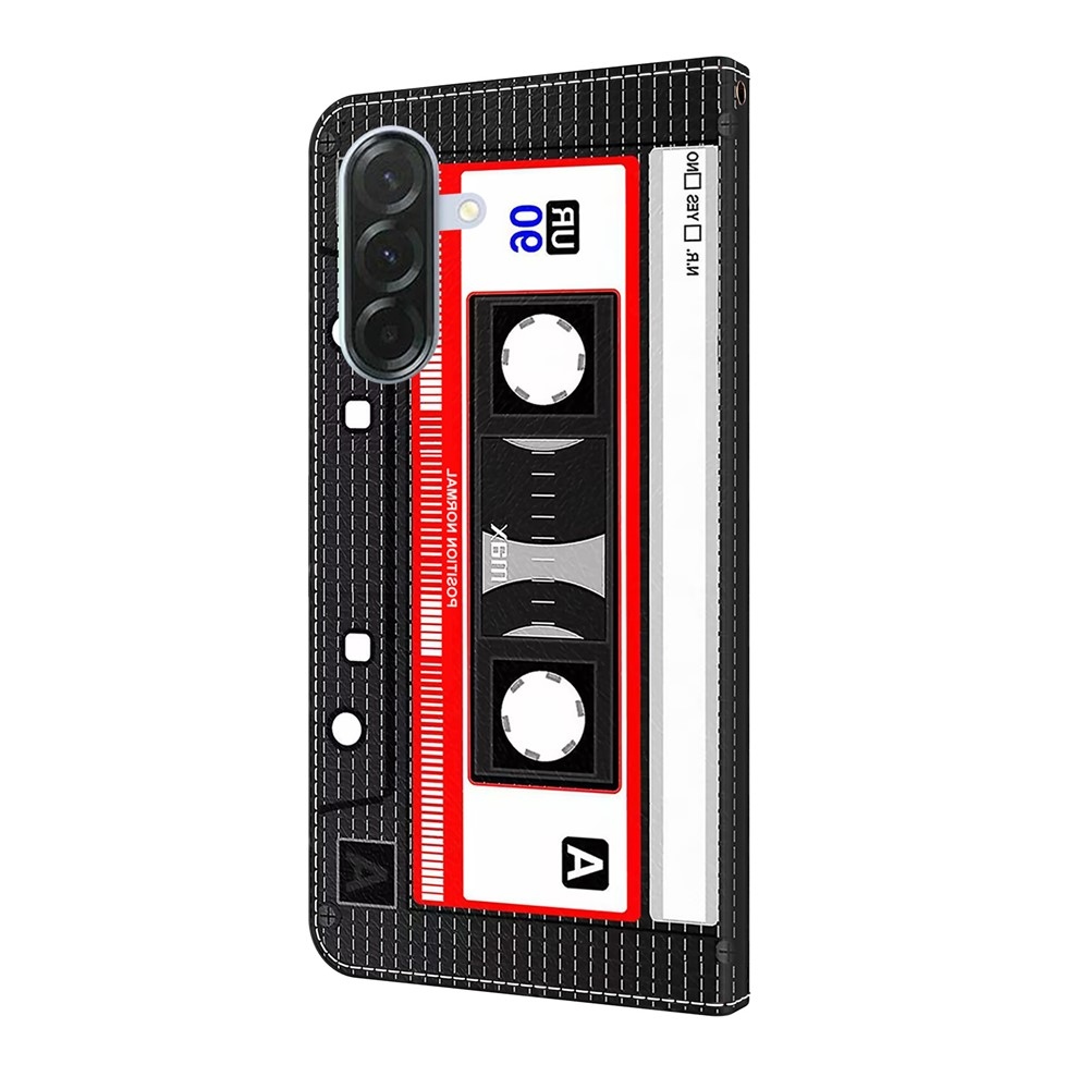 Divatos könyvtáska Samsung Galaxy A16 4G/5G - audiokazetta számára