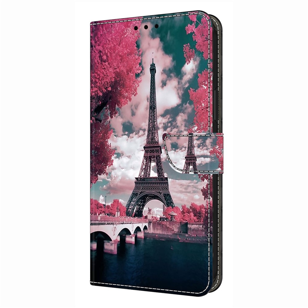 Divatos könyv tok Samsung Galaxy A16 4G/5G - Eiffel-toronyhoz