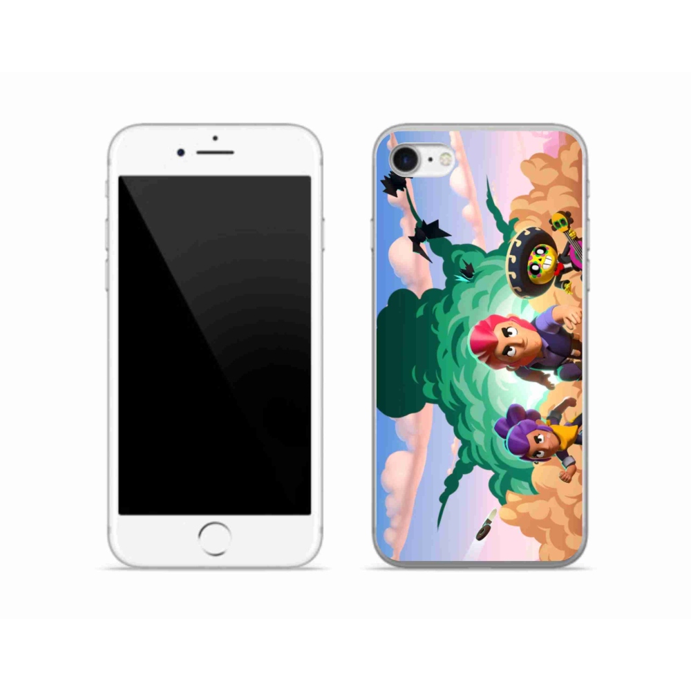 Zselés borítás mmCase iPhone SE (2022) - verekedés csillagok
