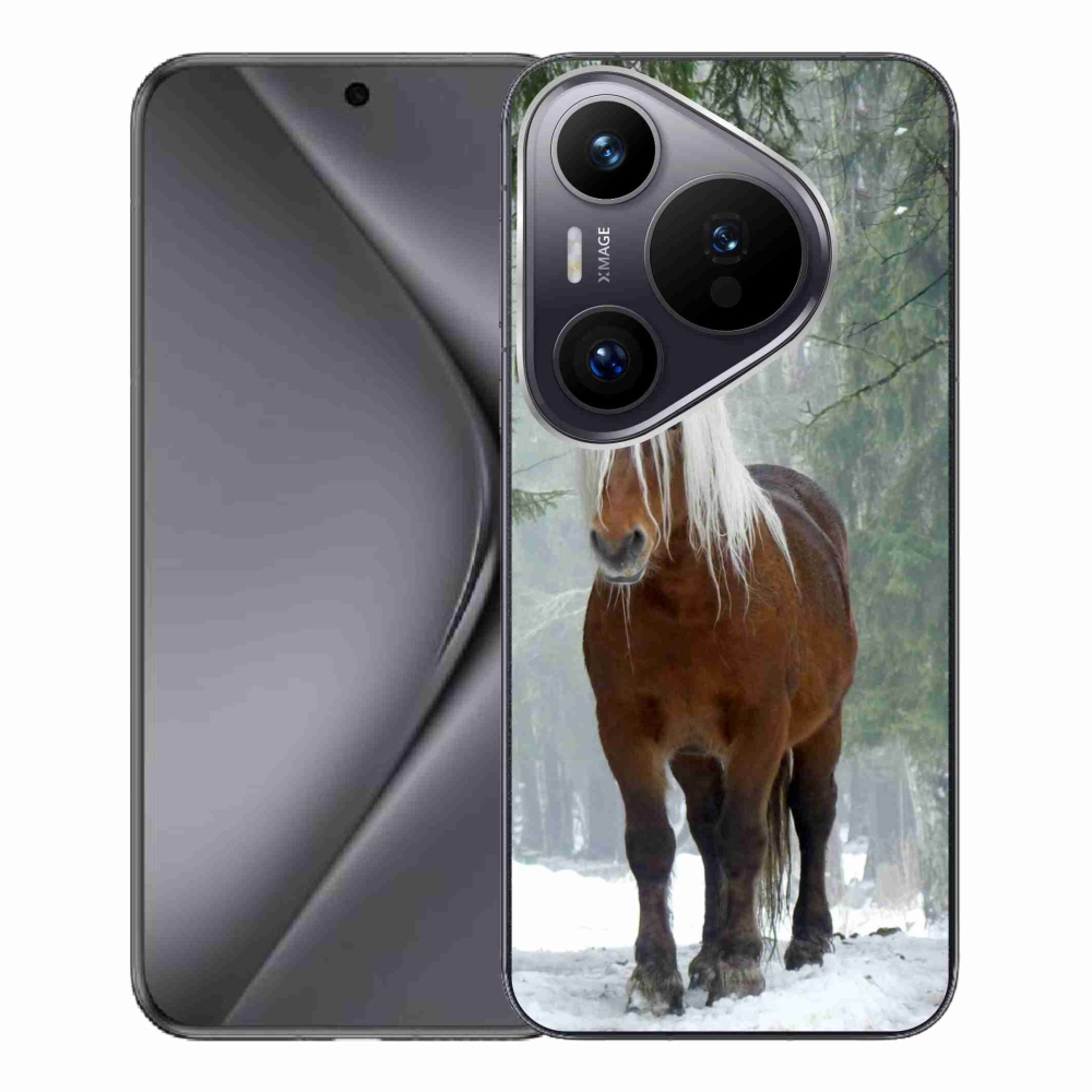 Gél tok mmCase a Huawei Pura 70 Pro számára - ló az erdőben