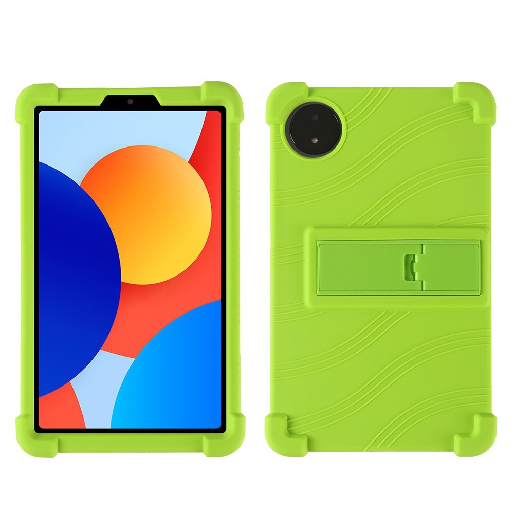 Védő szilikon tok megerősített sarkokkal Xiaomi Redmi Pad SE 8.7-re - zöld