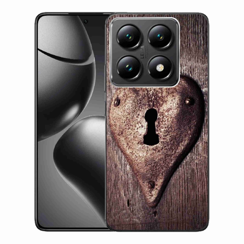 Gél borítás mmCase a Xiaomi 14T Pro számára - szív alakú zár