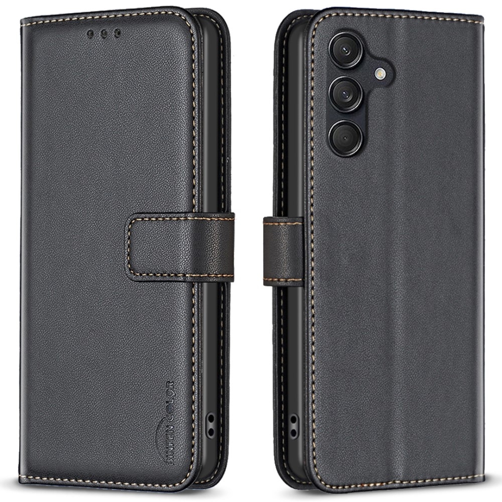 BNF könyvtáska Samsung Galaxy M55 5G - fekete
