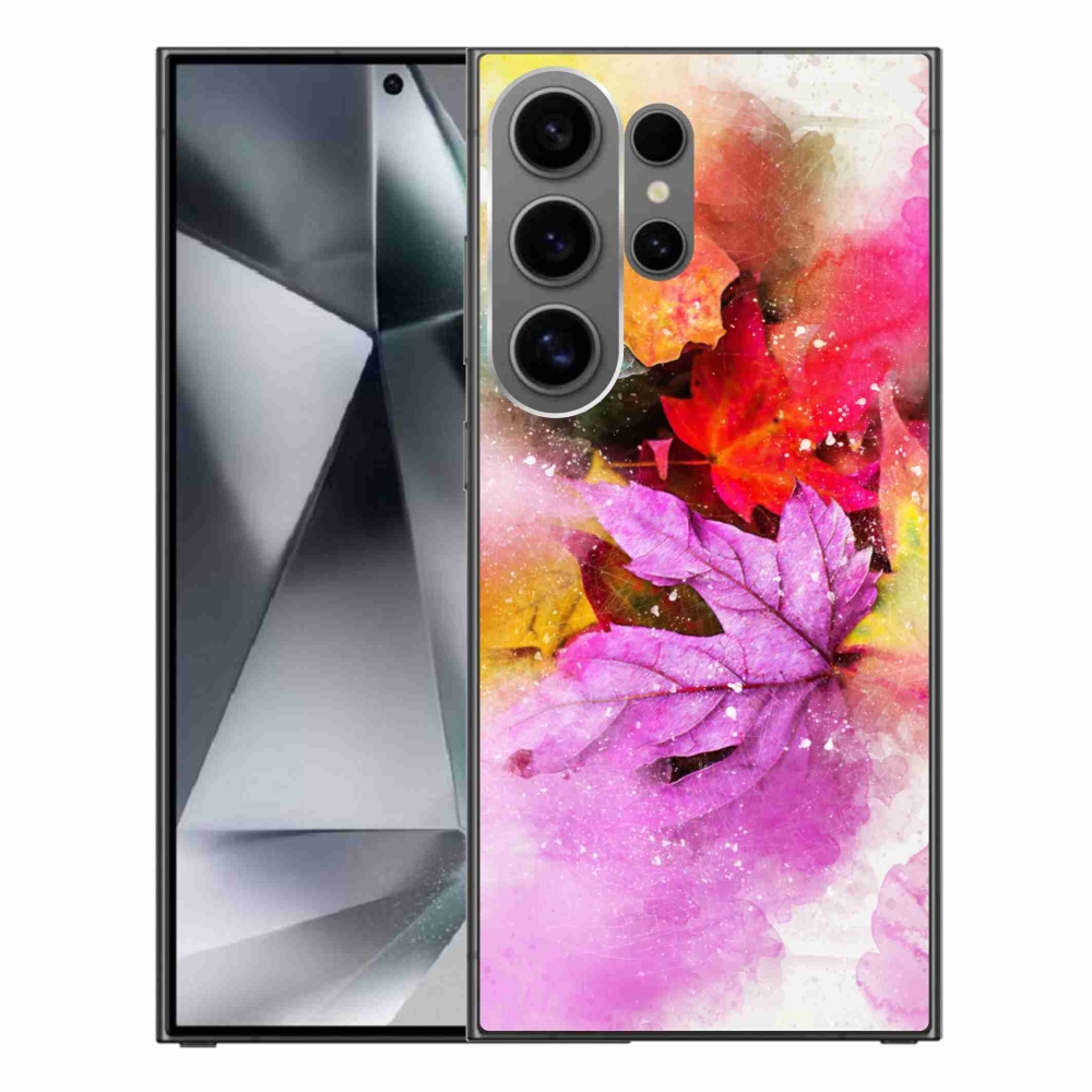Zselés borítás mmCase Samsung Galaxy S24 Ultra - színes levelek