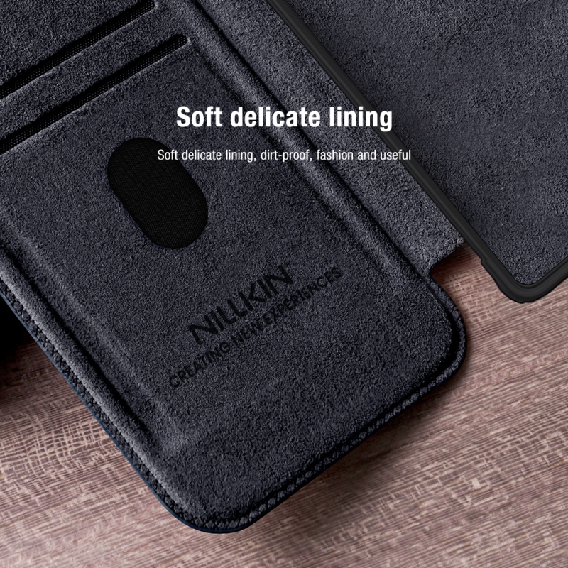 Nillkin Qin Book PRO tok Samsung Galaxy S25 Ultra fekete