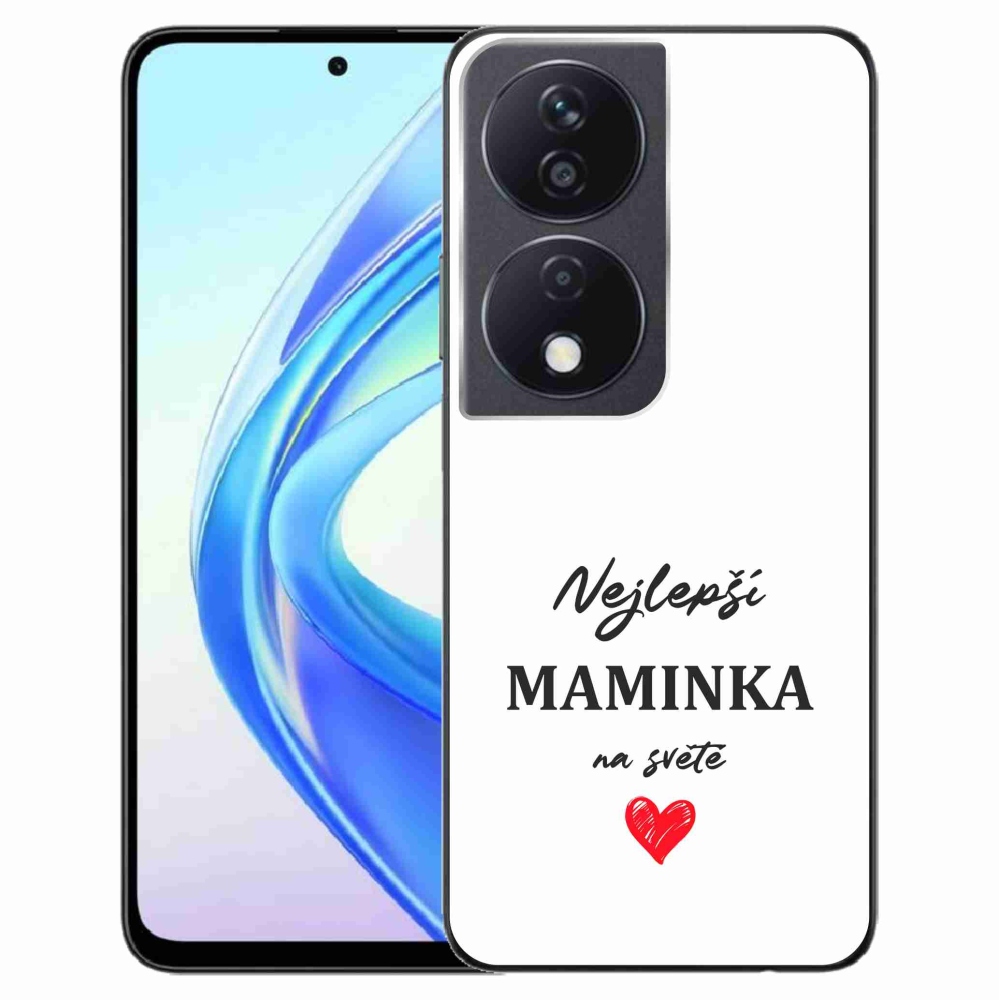 Gél borító mmCase a Honor X7b/Honor 90 Smart - Best Mom 1 fehér háttérrel
