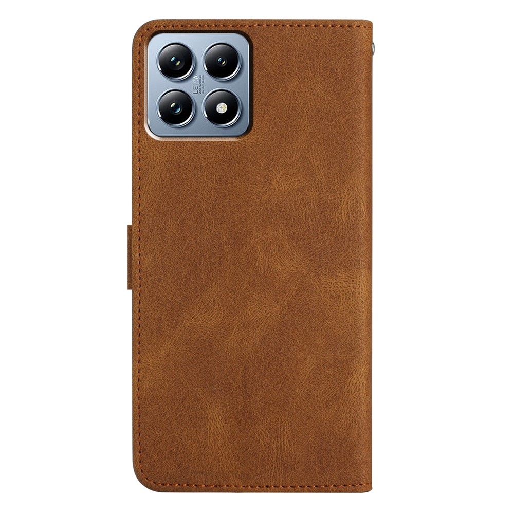 Line könyv tok a Xiaomi 15T-hez - barna