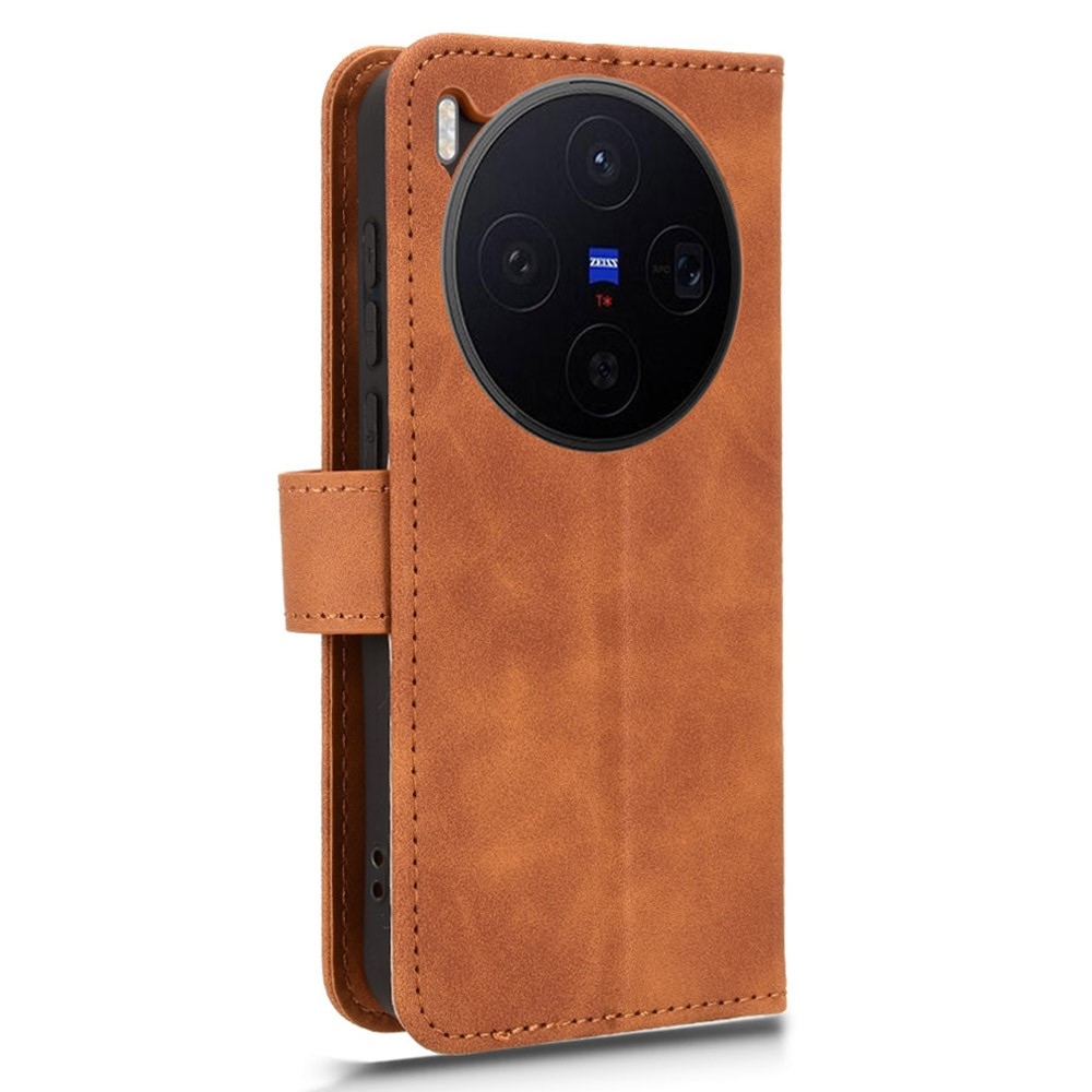 Feel könyvtok Vivo X300 5G-hez - barna