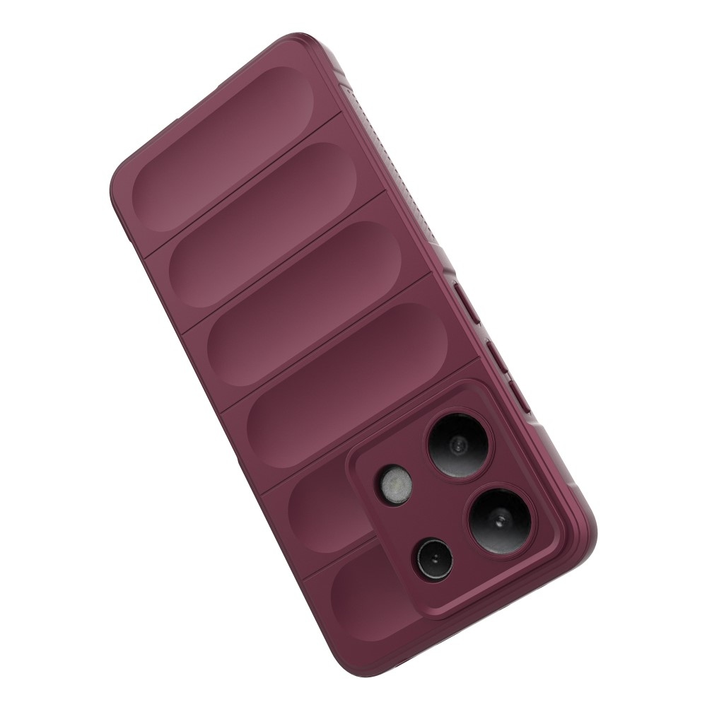 Rugg tartós zselés tok Xiaomi Redmi Note 13-hoz - bordó színű