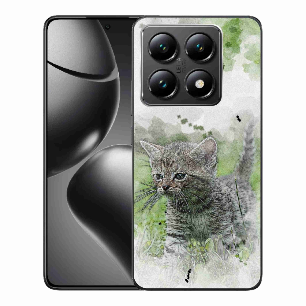 Gél borítás mmCase a Xiaomi 14T-hez - aranyos cica 1