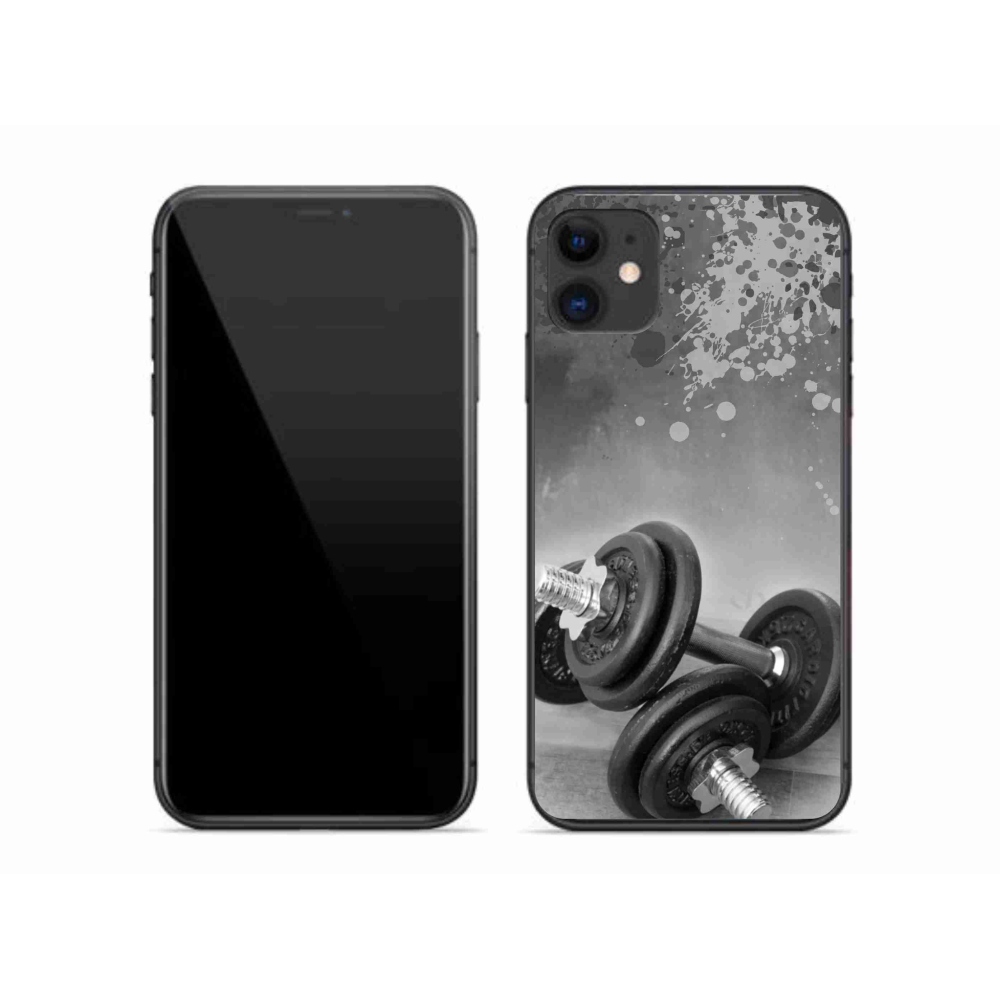 Zselés borítás mmCase iPhone 11 készülékhez - súlyzók 1