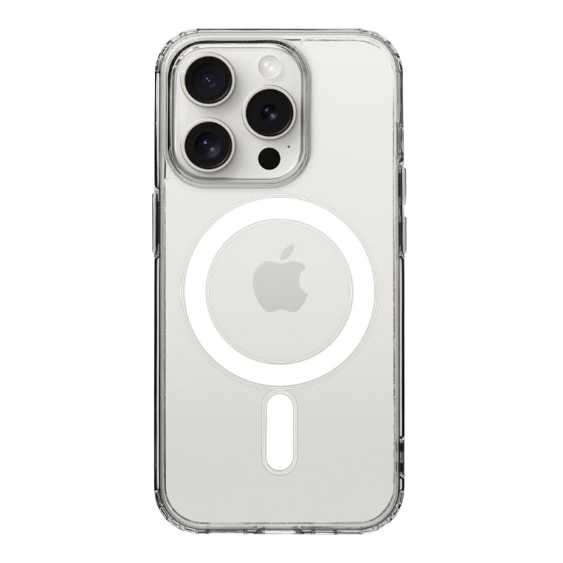 Taktikai MagForce védőburkolat Apple iPhone 15 Pro készülékhez - átlátszó