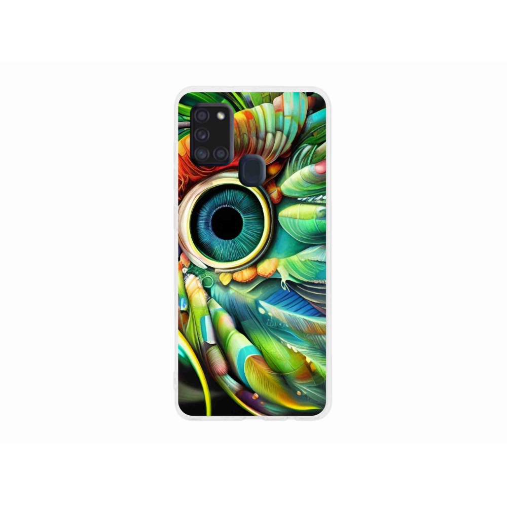 Gél borítás mmCase Samsung Galaxy A21s készülékhez - absztrakt motívum 18
