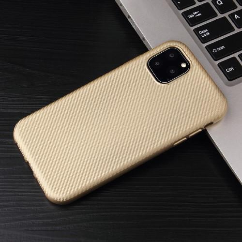 Szálas gél mobil tok Apple iPhone 11 Pro Max 6.5 (2019) - arany színű